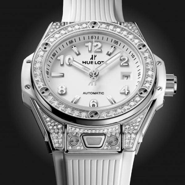 Big Bang Women Automatic White Rubber Watch 485.SE.2010.RW.1604