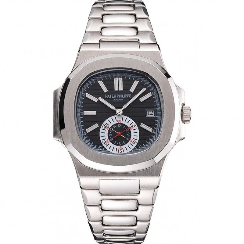 Nautilus 5980/1A-014 Dial Black 40 mm, Stainless Steel
