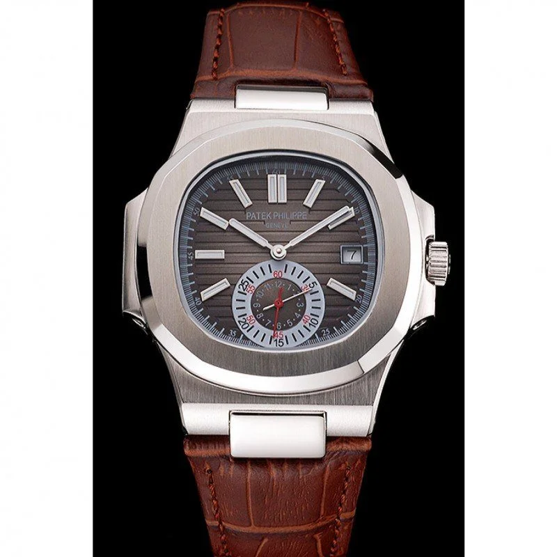 Nautilus 5980R-011 Dial Silver 40 mm, Stainless Steel