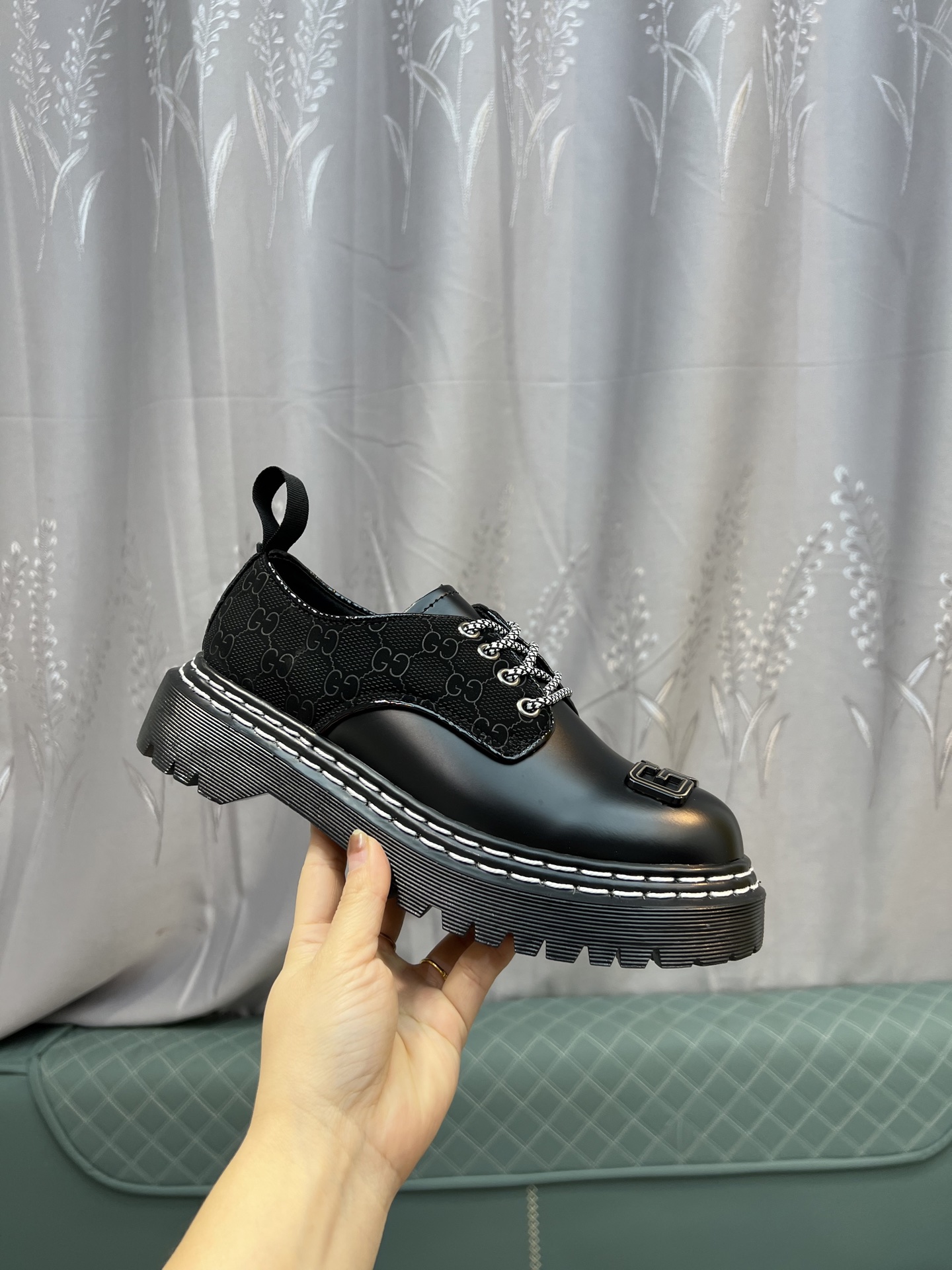 Gucci men's leather shoes-48
