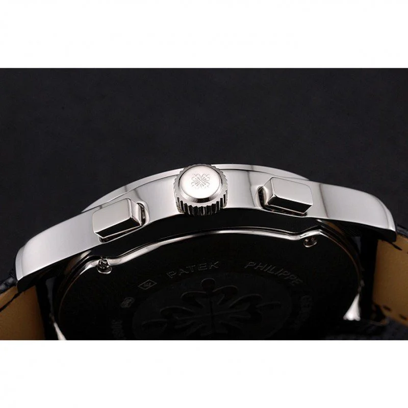 Chronograph Dial Black 43 mm, Stainless Steel