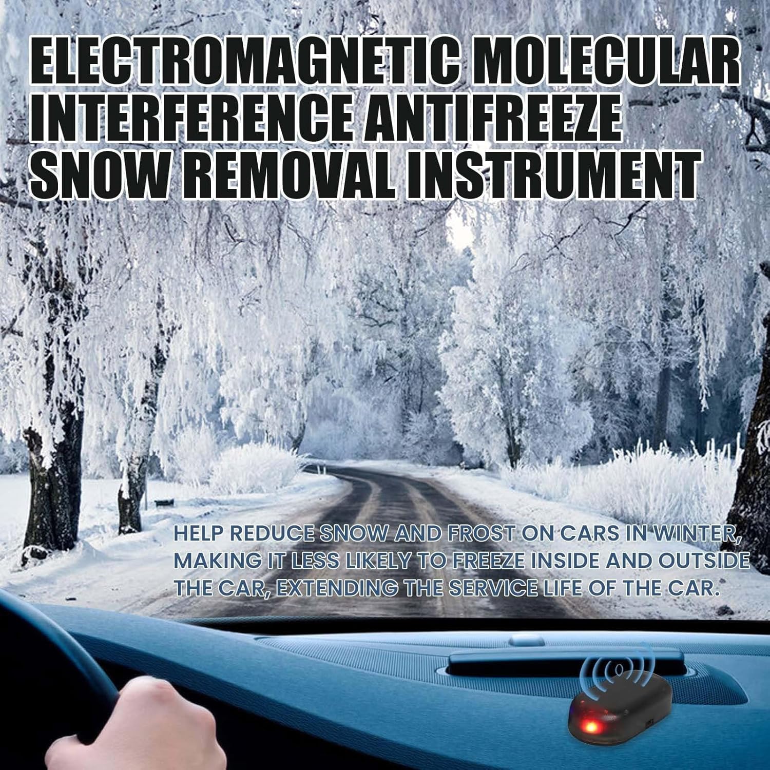 Electromagnetic Antifreeze Snow Removal Devic