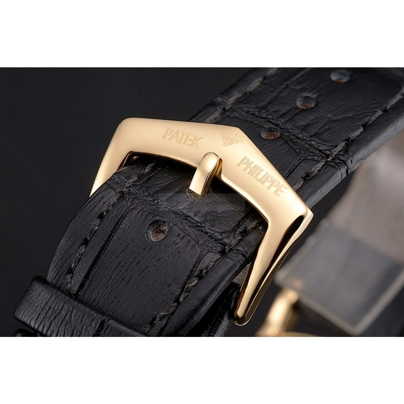 Calatrava Dial White 40 mm, Yellow Gold Plated