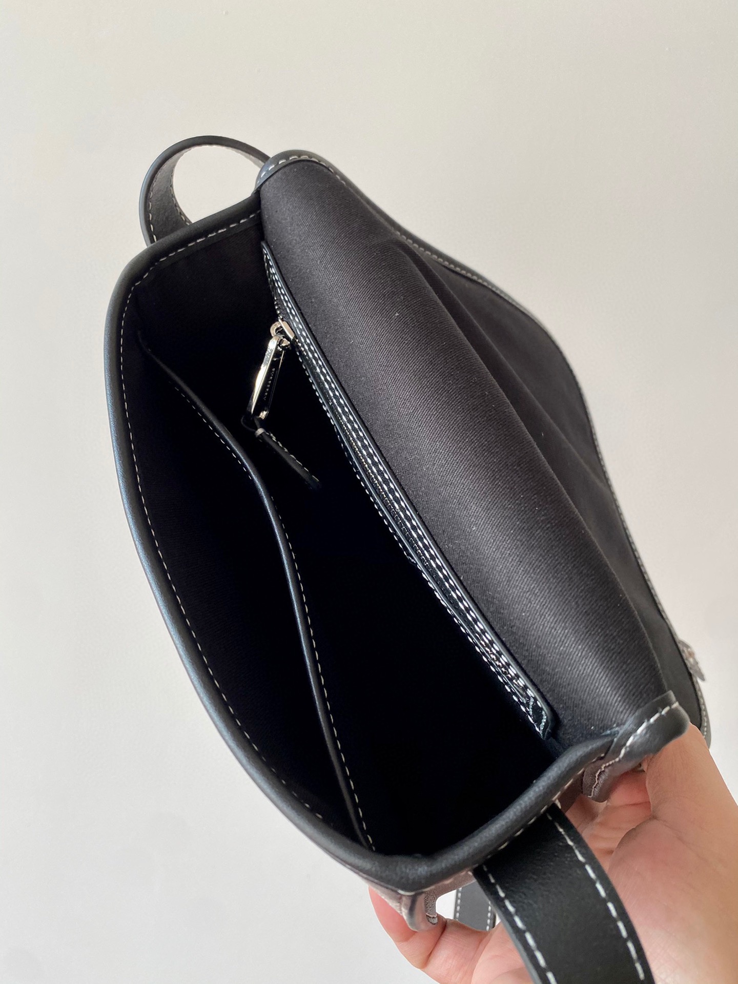 Burberry Men Crossbody Bags Check Print and Leather Messenger Bag