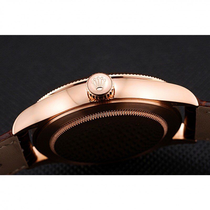 Swiss Cellini Time Gold Case White Dial Brown Leather Bracelet 622655
