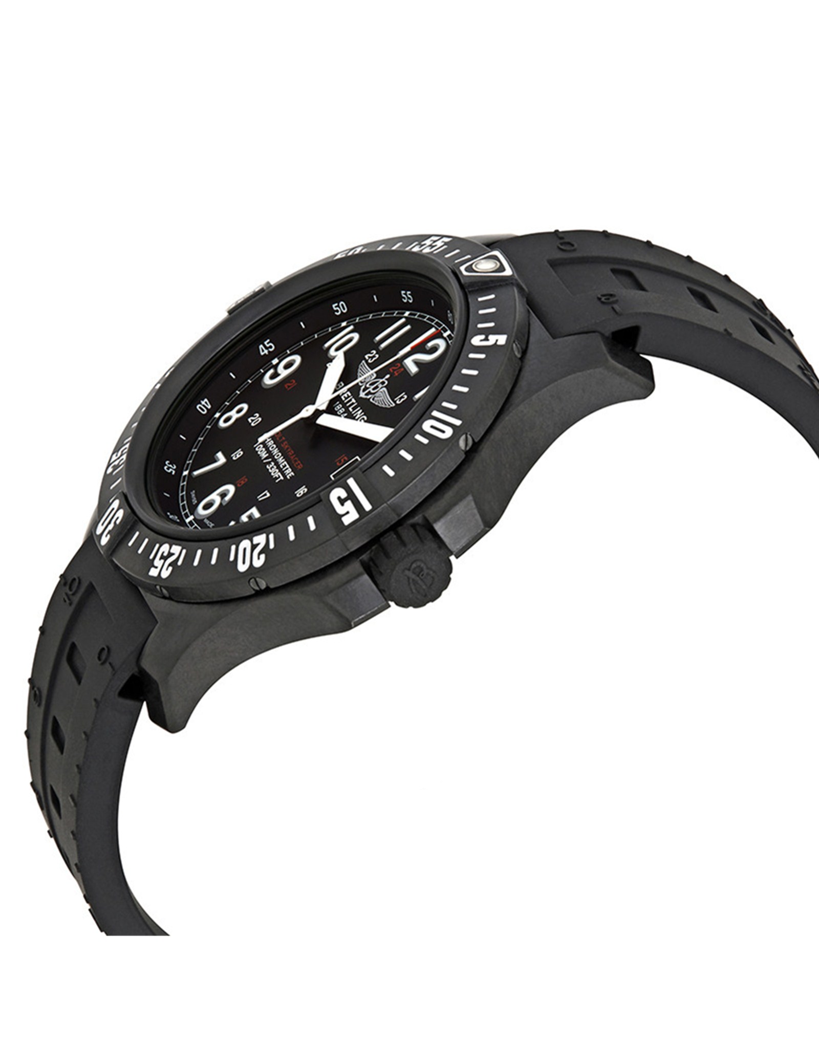 Colt Black Dial Rubber Strap X74320E4/BF87BKRT
