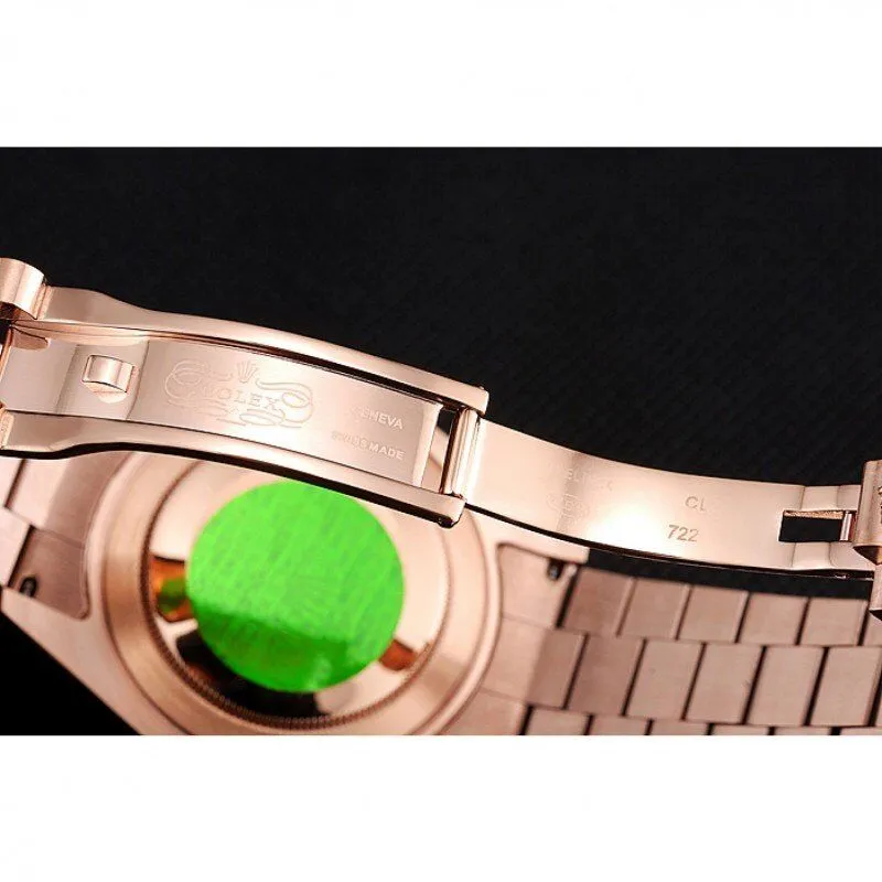Swiss Day-Date 40 Rose Gold Etched Dial Rose Gold Case And Bracelet