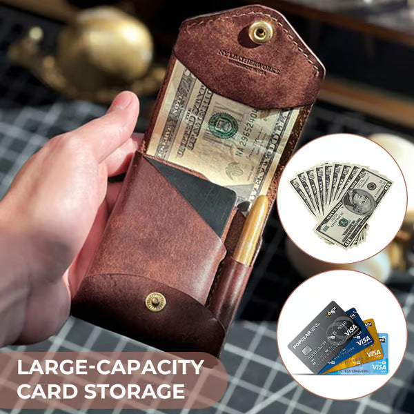 Bifold Wallet - PU Leather Wallet for Men