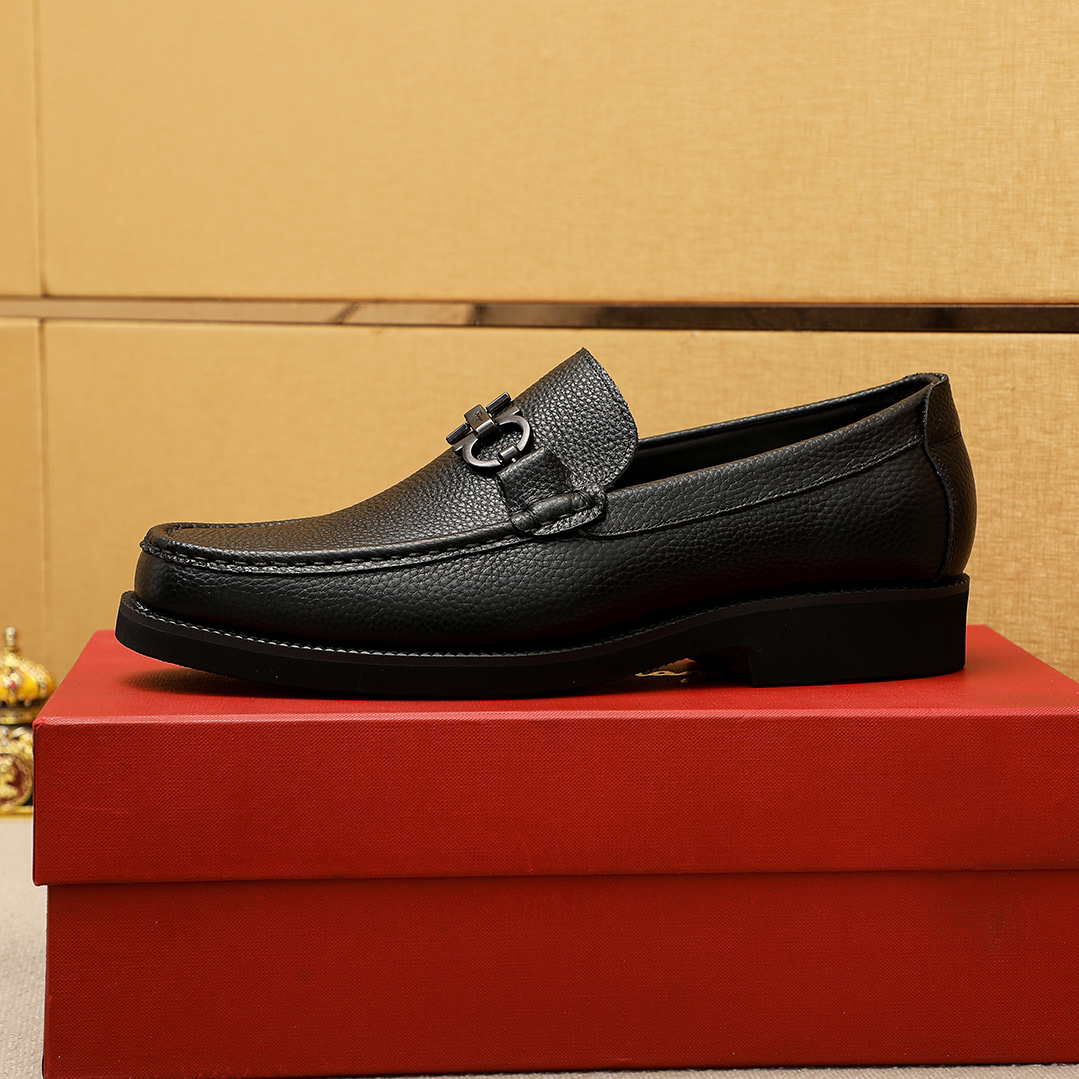 LV men's leather shoes-65
