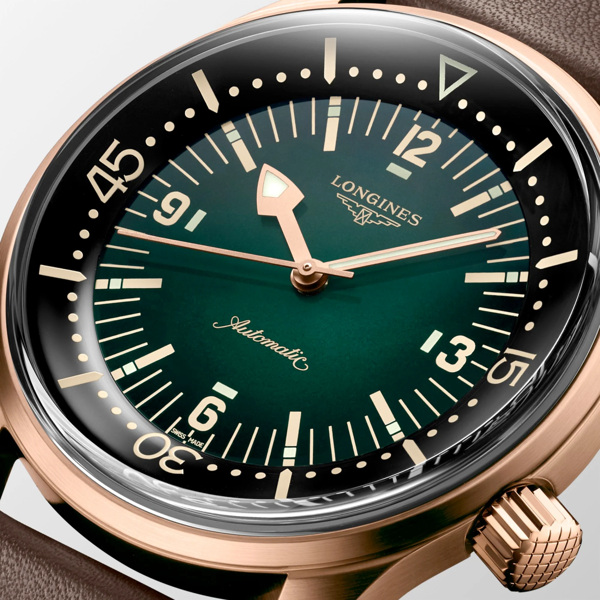 Legend Diver 42MM Automatic Green Bronze Case Nato Watch L37741502