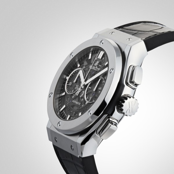 Classic Fusion Men Automatic Skeleton Leather Watch 525.NX.0170.LR