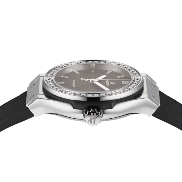 Classic Fusion Women Automatic Black Rubber Watch 582.NX.1170.RX.1204