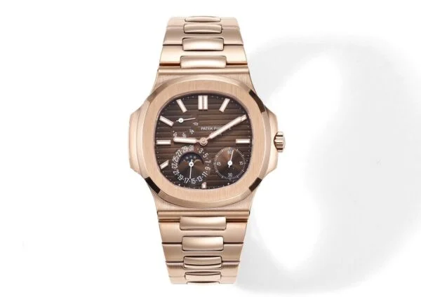 Nautilus 5712/1R-001 Moon phases 40 mm,Rose gold