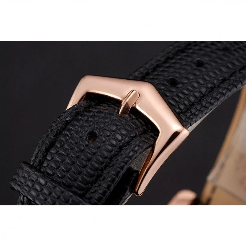 Chronograph Dial Black 43 mm, Rose Gold Plated