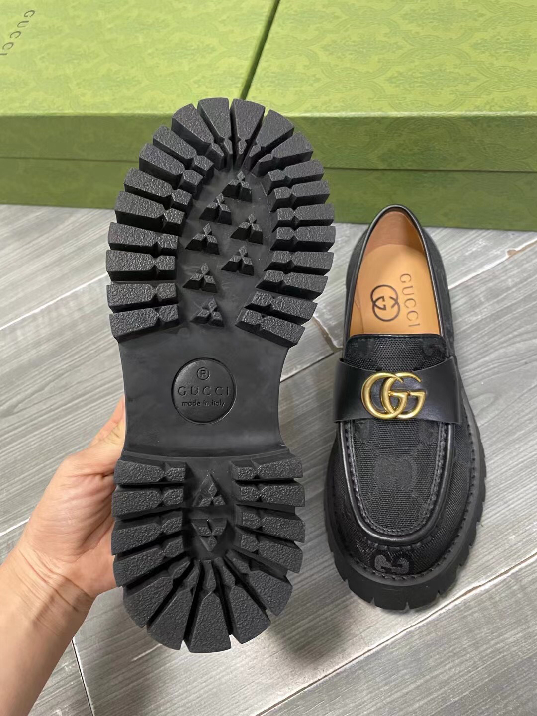 Gucci women's leather shoes-88