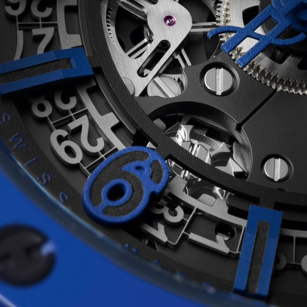 Big Bang Men Automatic Blue Rubber Watch 411.ES.5119.RX