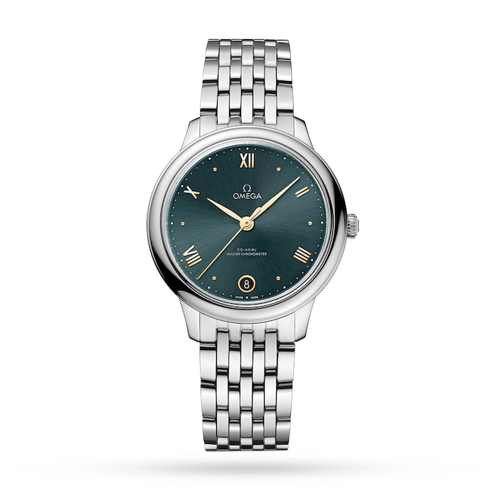 De Ville Prestige Co-Axial Master Chronometer 34mm Ladies Watch Blue