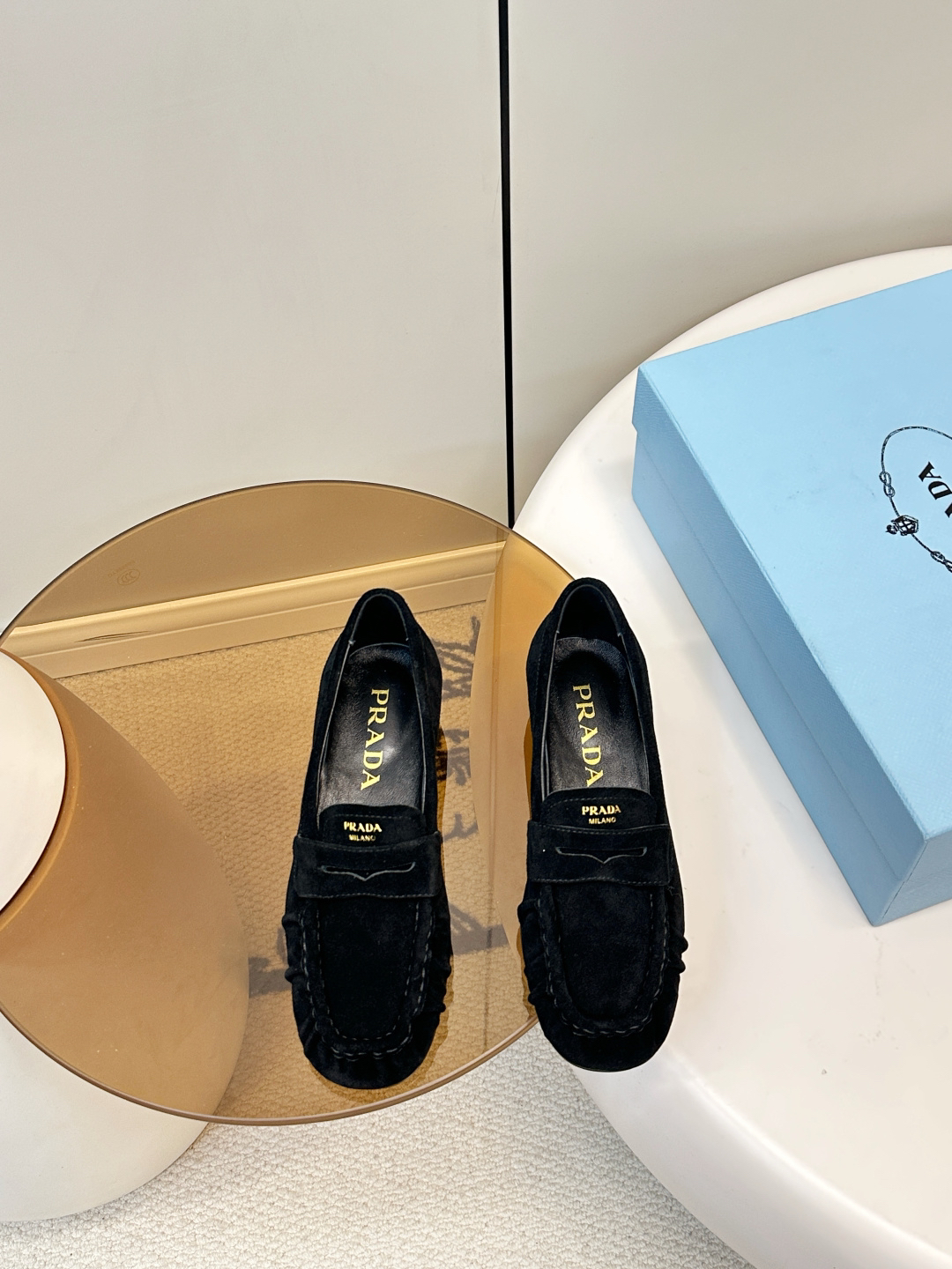 Prada women's leather shoes-44