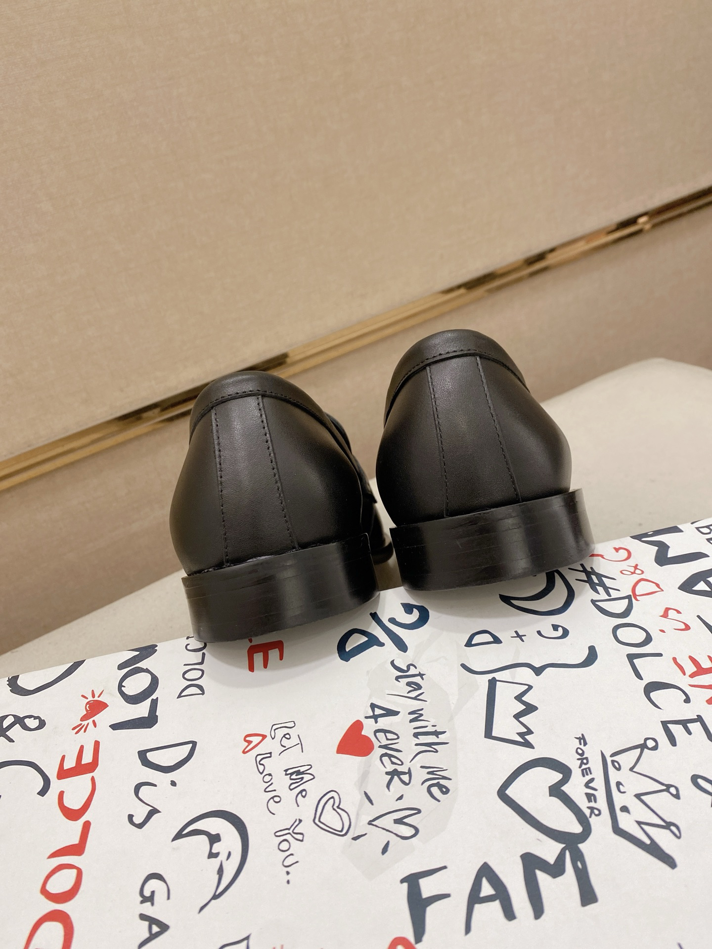 D&G men's leather shoes-30