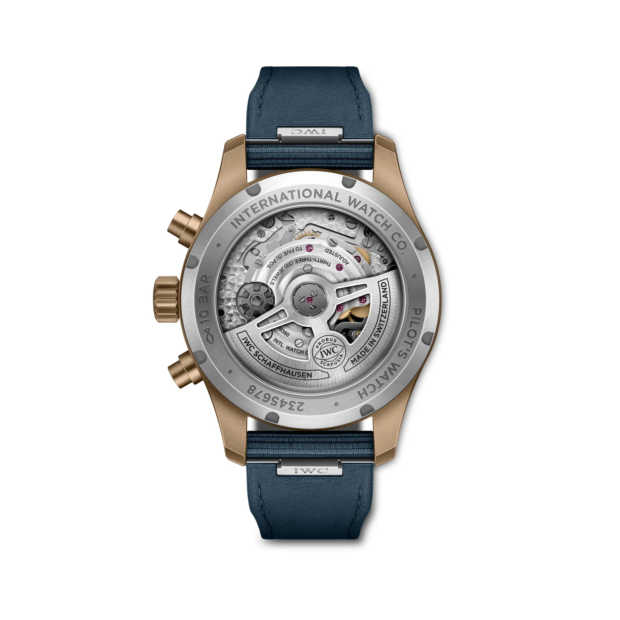 Schaffhausen Pilots watch chronograph 41 bronze iw388109