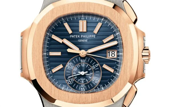 Nautilus 5980/1AR-001 Flyback chronograph, Date.  40.5 mm,Steel/rose gold