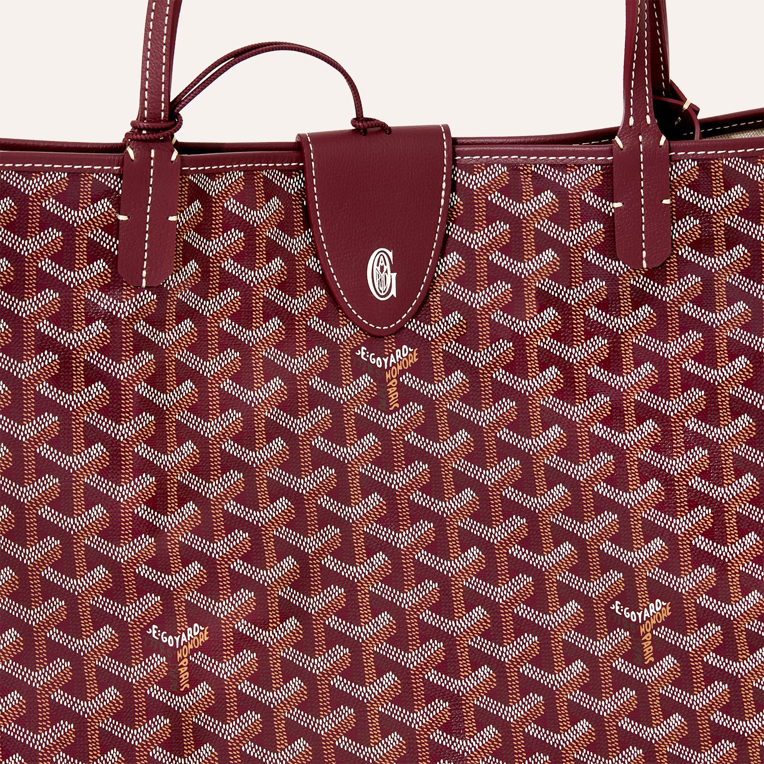 Saint Louis GM bag Stripes and Initials