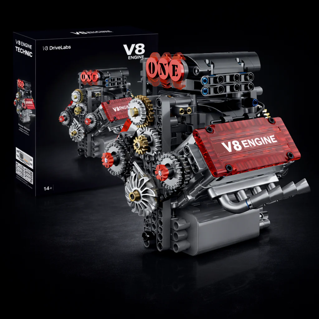 Functional V8 Block Engine – DriveLabs