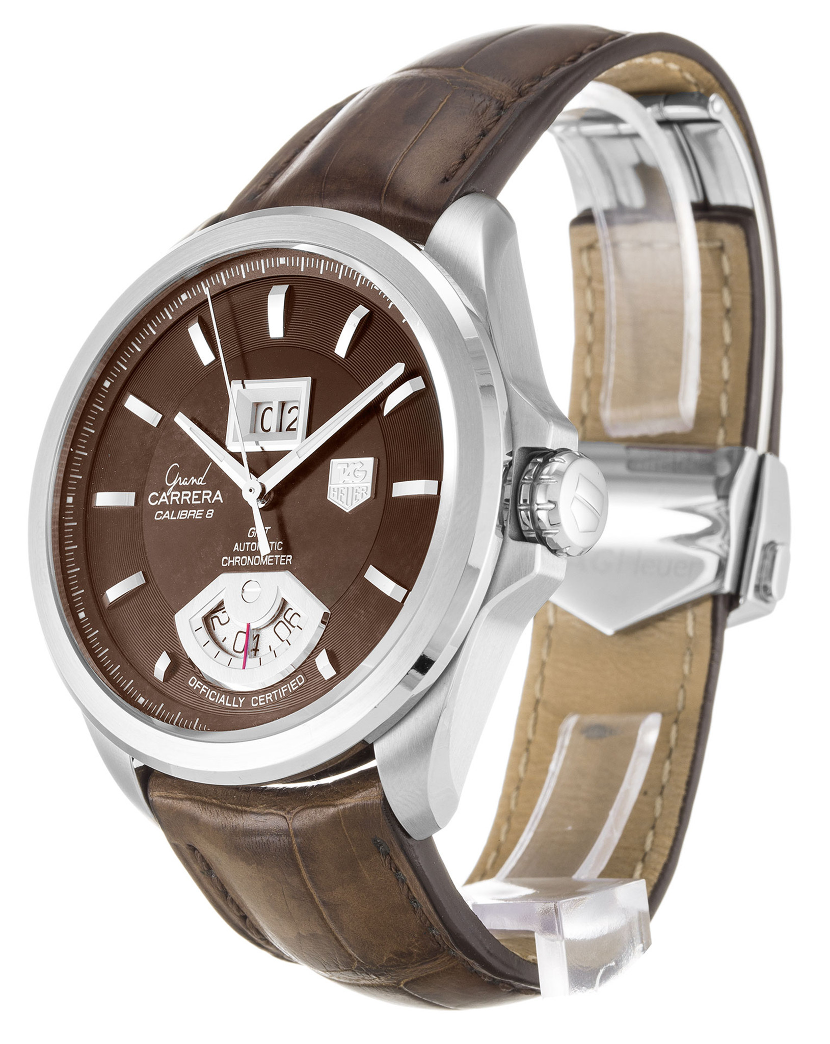 Grand Carrera WAV5113.FC6225 White Case Stick Markers 42MM