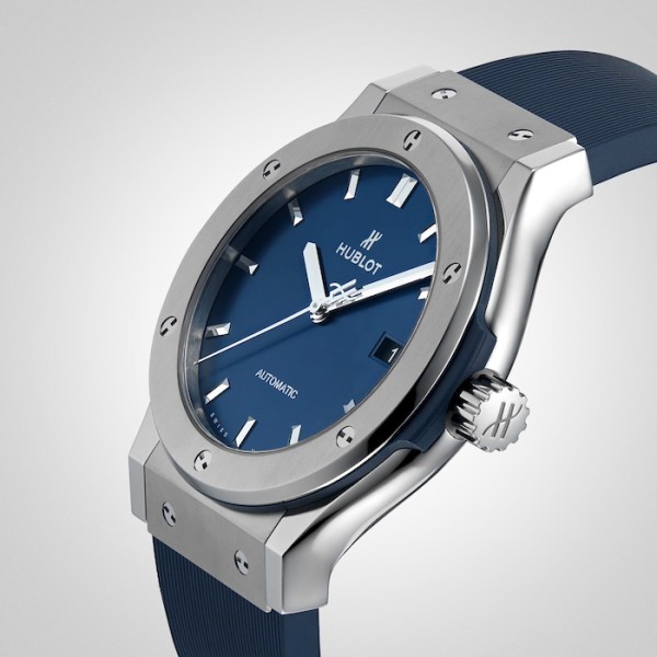 Classic Fusion Men Automatic Blue Rubber Watch 542.NX.7170.RX