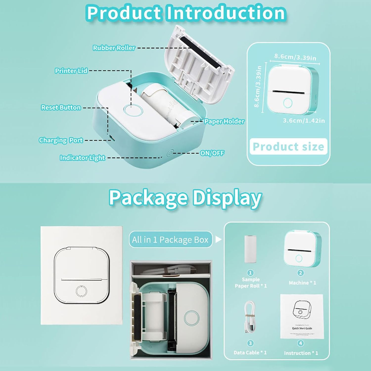 Memoking Print Pods Mini Printer