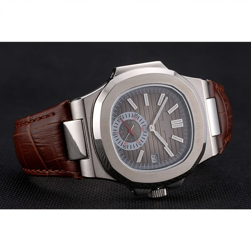 Nautilus 5980R-011 Dial Silver 40 mm, Stainless Steel