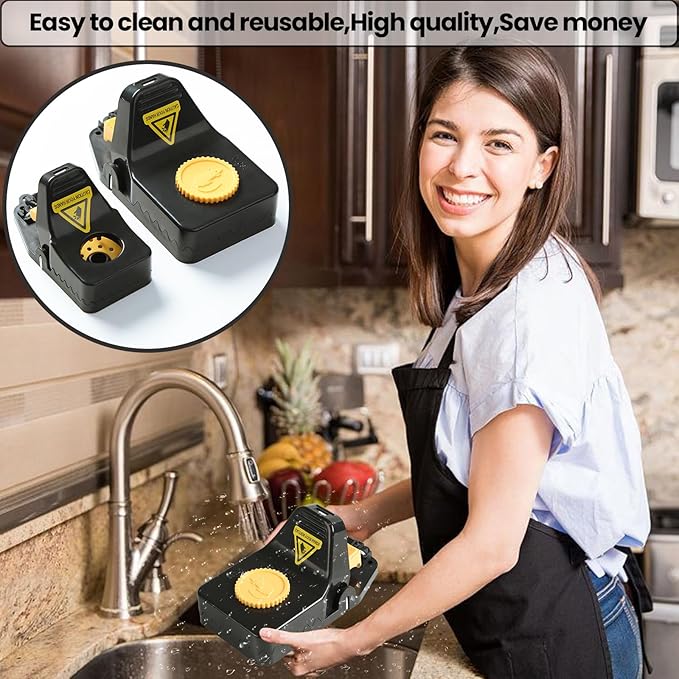 Rat Trap Quick Effectively Best Mouse Trap, Reusable Plastic Mousetraps Used
