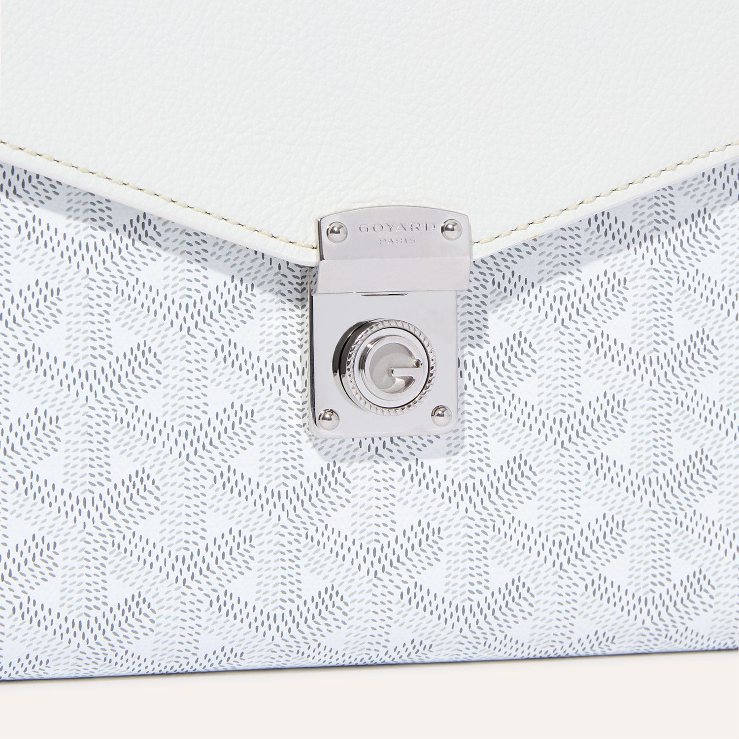 Chypre Wallet-Pouch Stripes and Initials