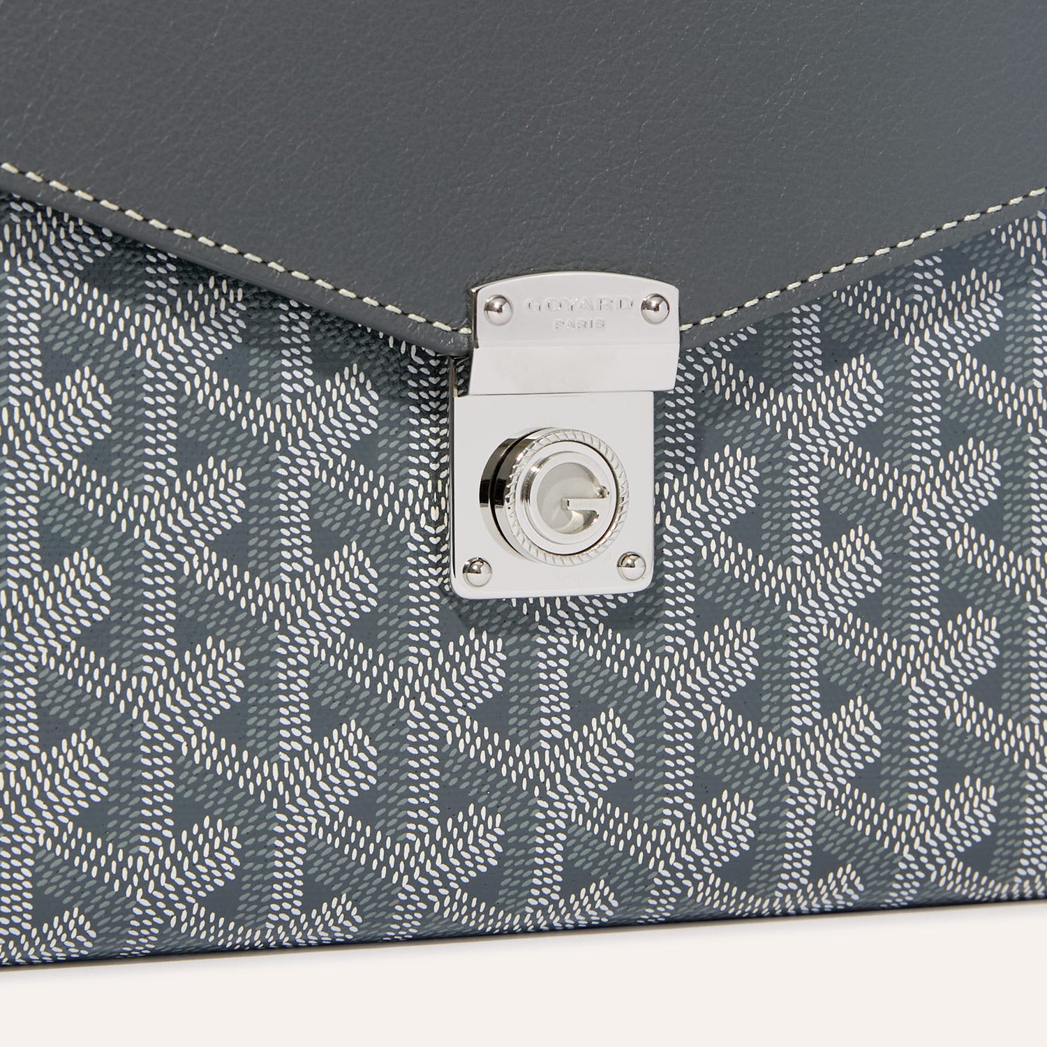 Chypre Wallet-Pouch Stripes and Initials