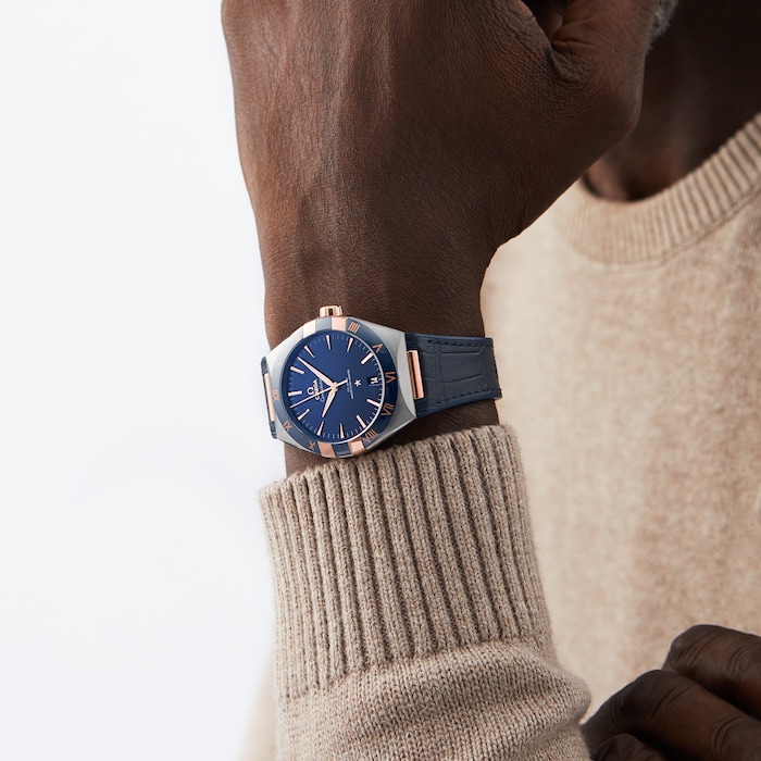 Constellation Co-Axial Master Chronometer 41mm Mens Watch Blue