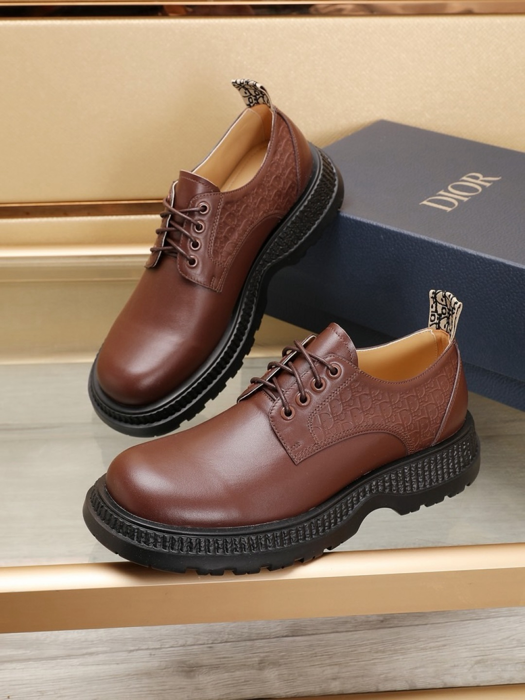 Dior men's leather shoes-30