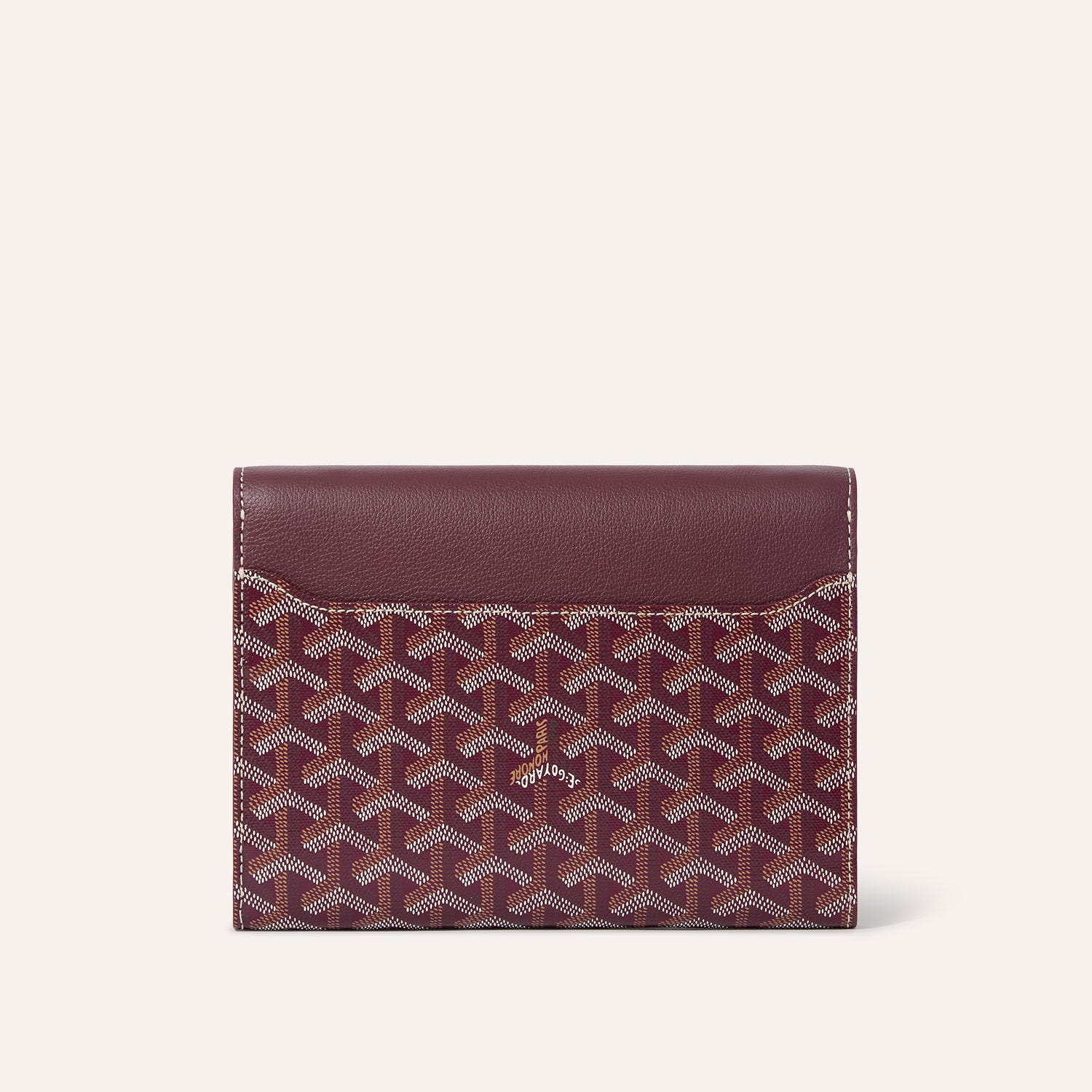 Chypre Wallet-Pouch Stripes and Initials