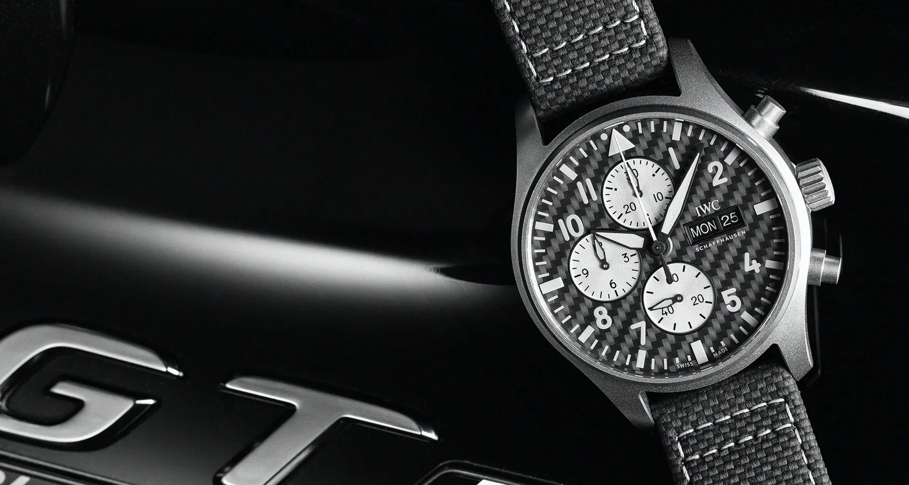 Schaffhausen Pilots watch chronograph top gun edition amg iw377903