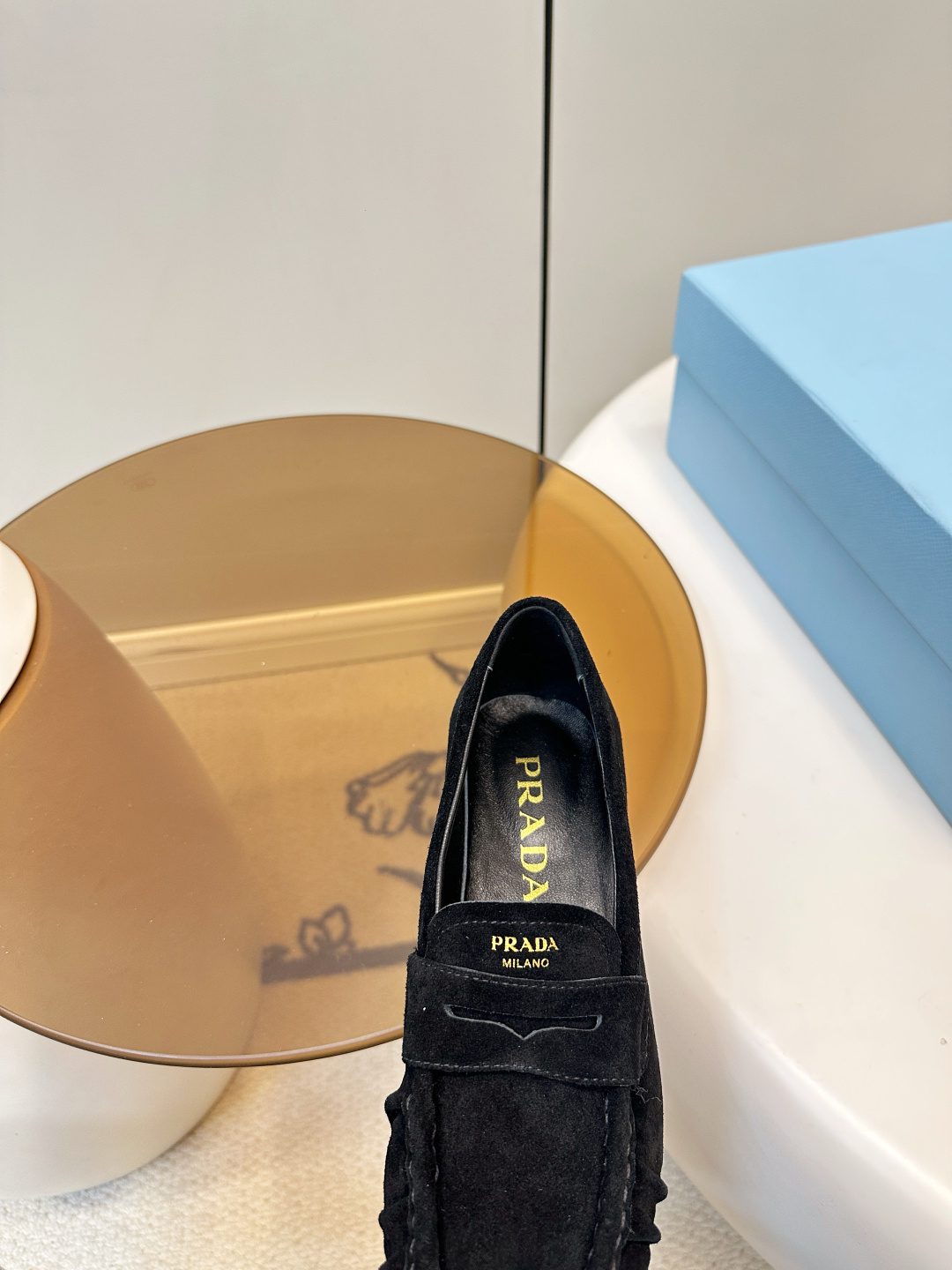 Prada women's leather shoes-44