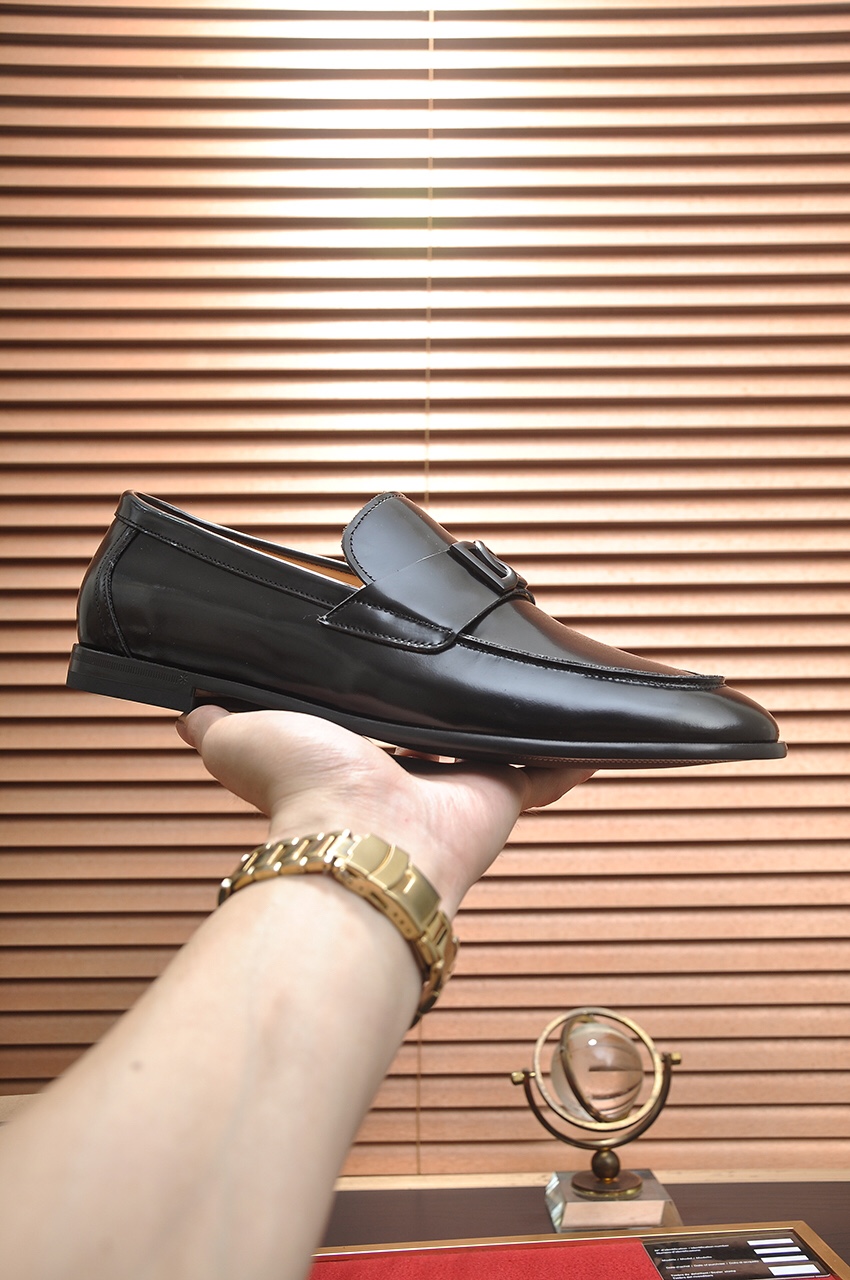 D&G men's leather shoes-20