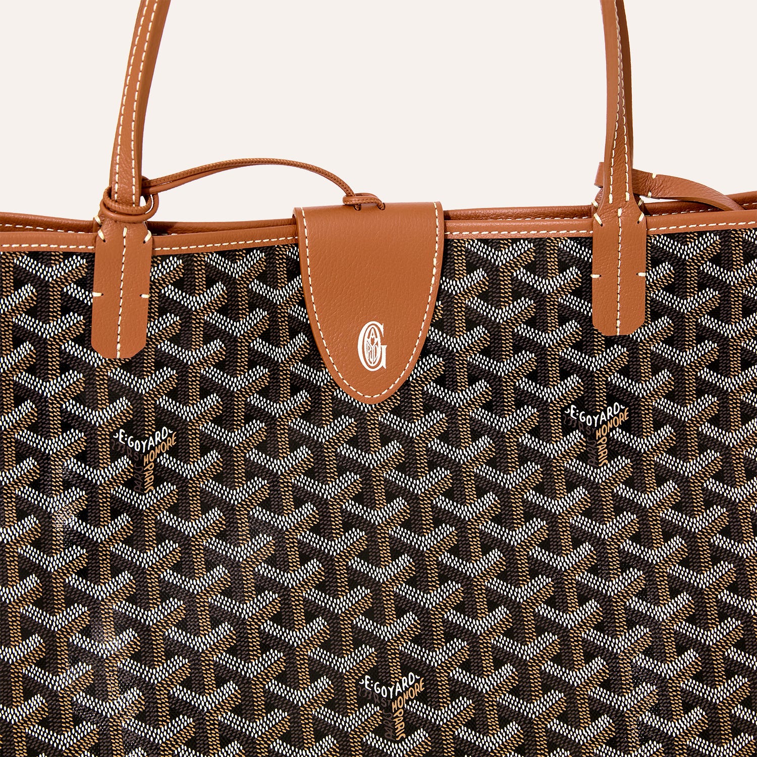 Saint Louis GM bag Stripes and Initials