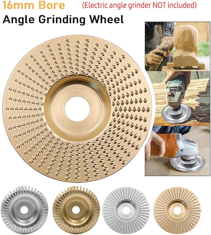 Tungsten Carbide Wood Carving Disc for Angle Grinder