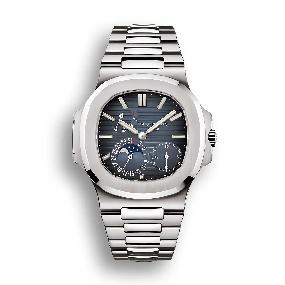 Nautilus Moon phases 40 mm,Stainless steel,5712/1A-001