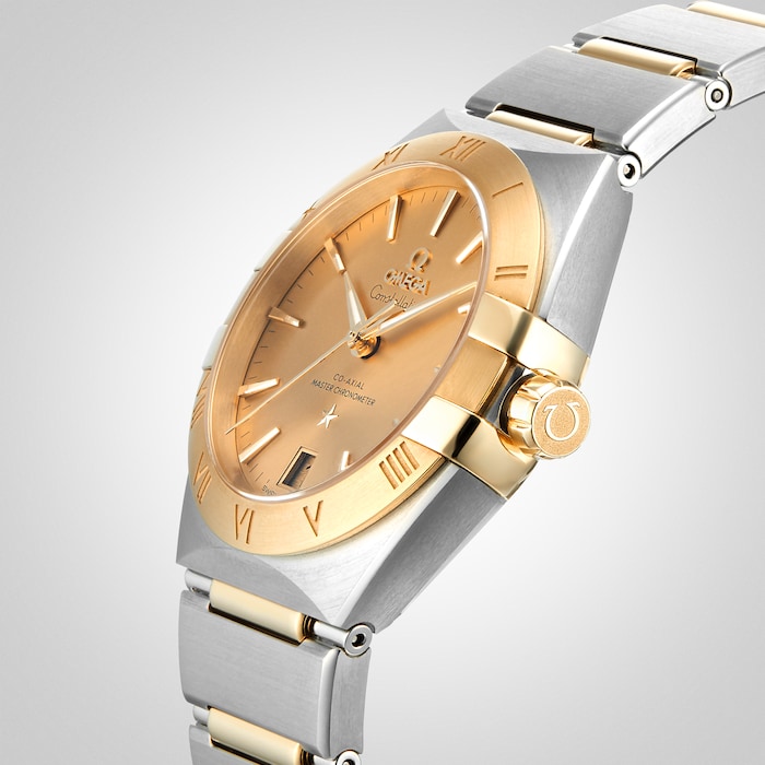 Constellation Co-Axial 36mm Mens Watch Gold