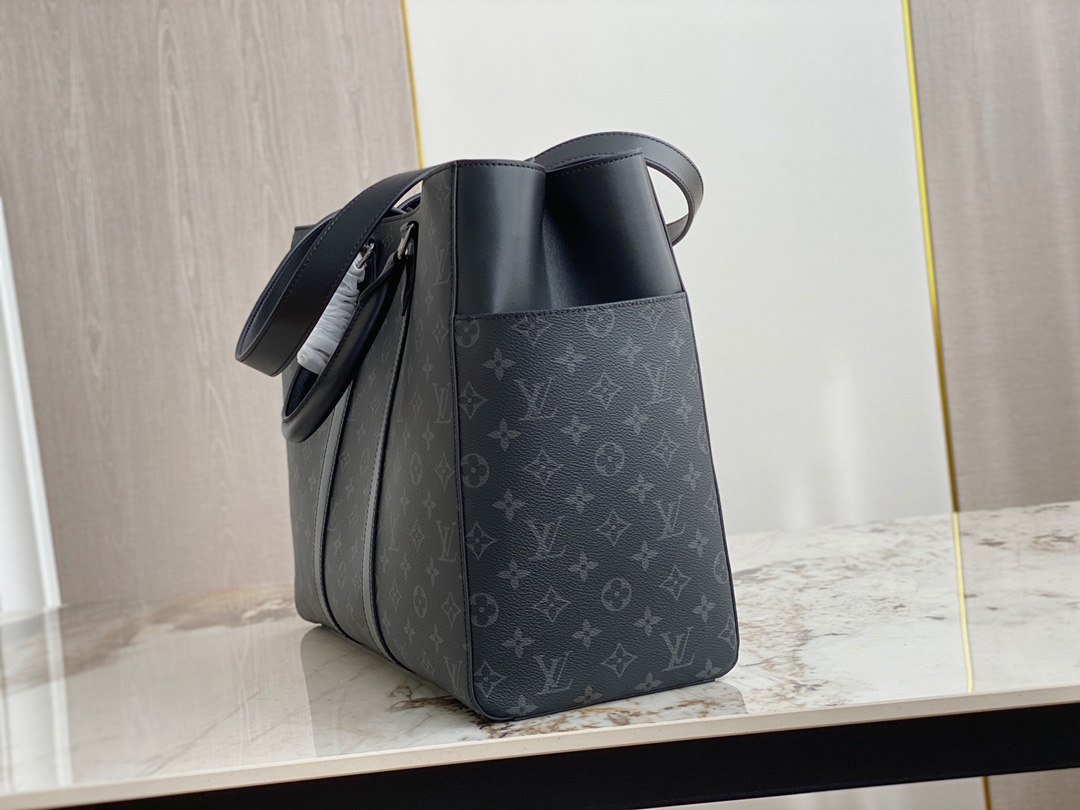Louis Vuitton M46451 Sac Plat 24H Monogram Eclipse Coated Canvas