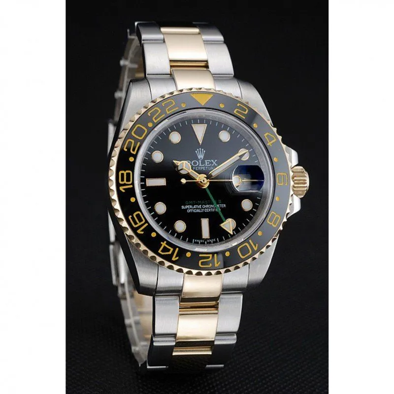 Swiss GMT Master Black Bezel Black Dial 80295