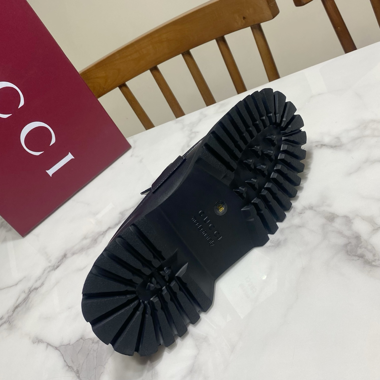 Gucci women's leather shoes-57