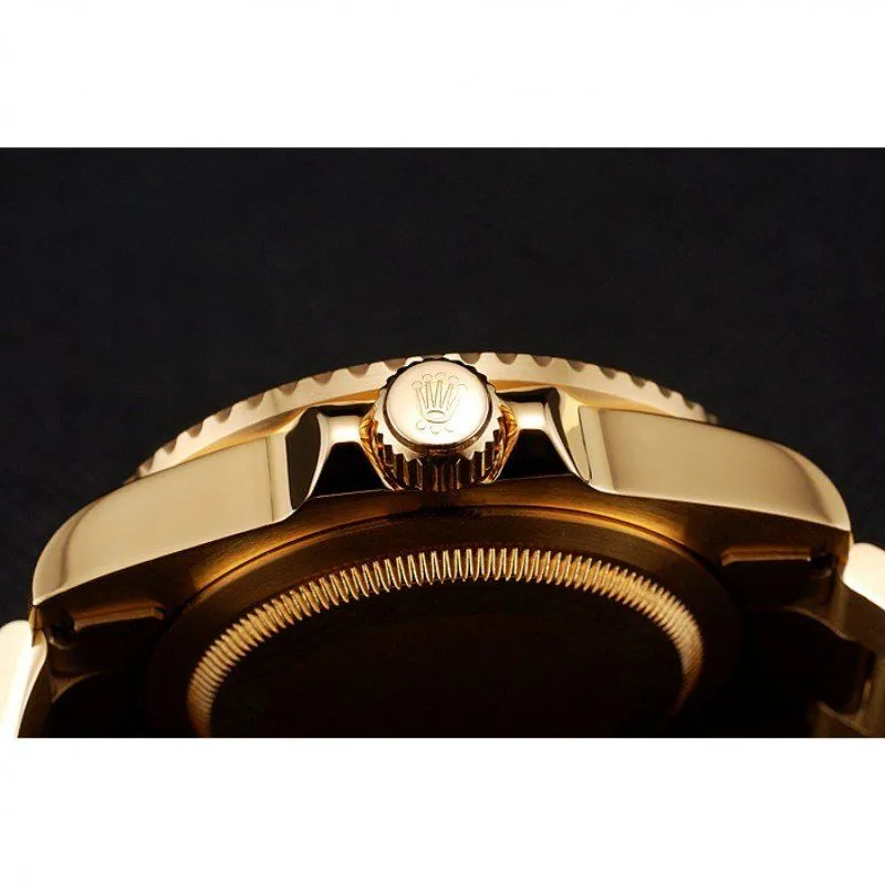 Swiss GMT Master II Green Dial And Bezel Gold Case And Bracelet 1453750