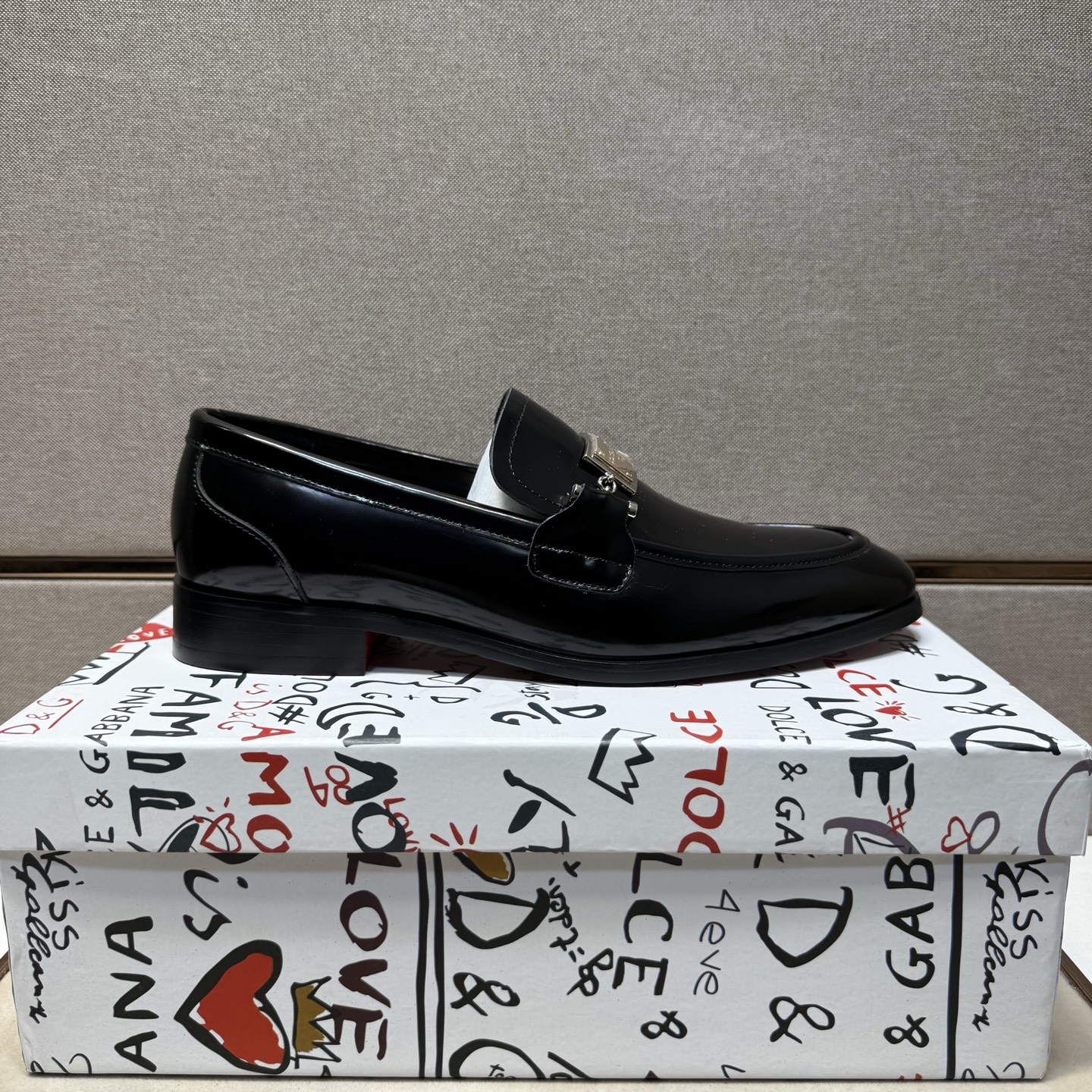 D&G men's leather shoes-37