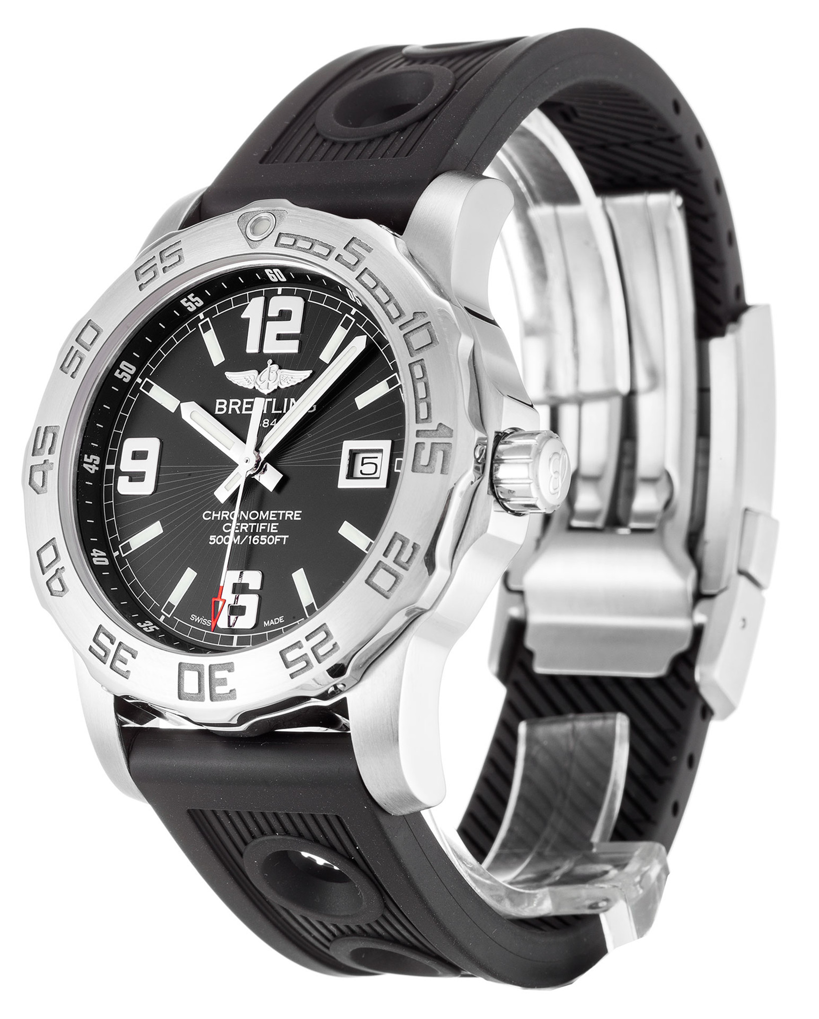 Colt Quartz Black Dial Number Markers A74387